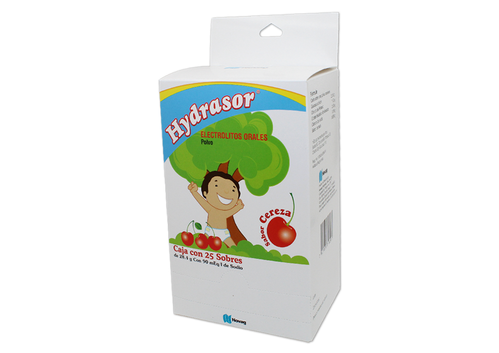 HYDRASOR SABOR CEREZA 25 SOBRES 28.4 G