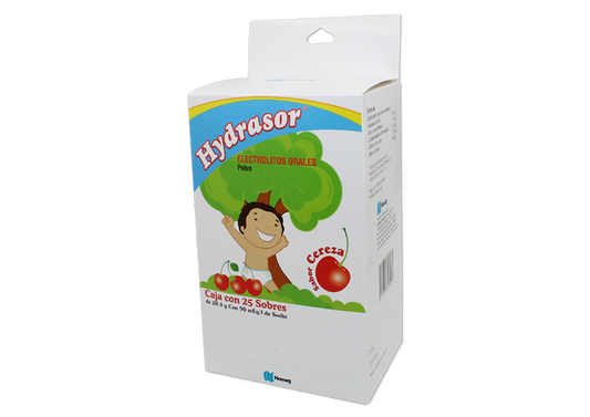 HYDRASOR SABOR CEREZA 25 SOBRES 28.4 G