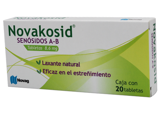 NOVAKOSID 20 TAB 8.6 MG