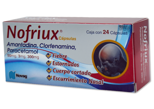 NOFRIUX 24 CAPS 50/3/300 MG