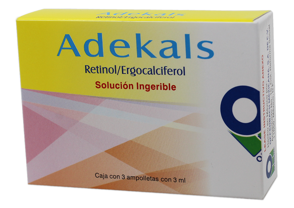 ADEKALS 3 AMP 5000/400 UI