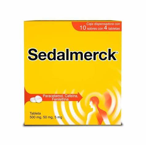 SEDALMERCK 10 SOB 4 TAB 500/50/5 MG