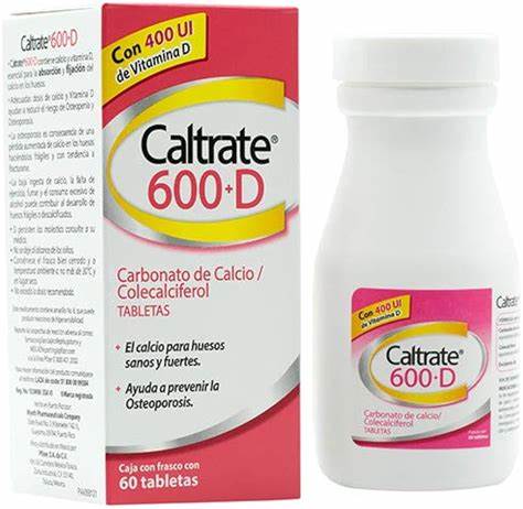 CALTRATE 600+D 60 TAB 600 MG/400 UI