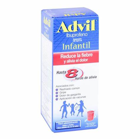 ADVIL INF FRUTAS 1 SUSP 100 MG/5 ML