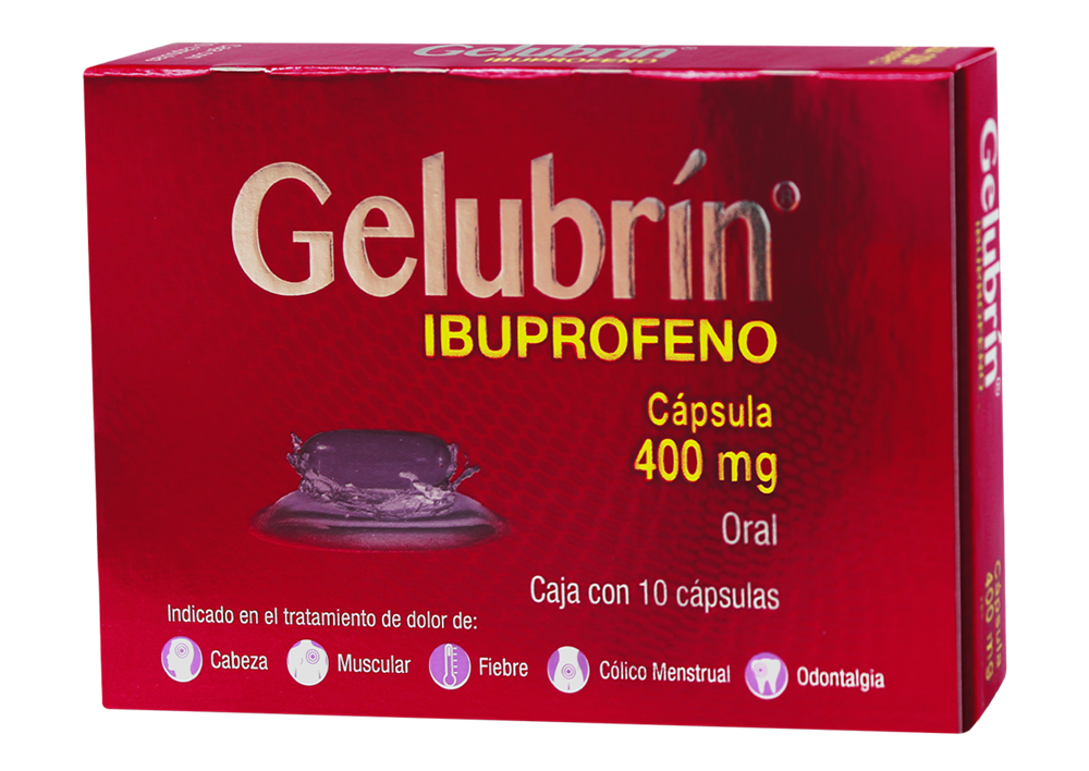 GELUBRIN 10 CAPS 400 MG