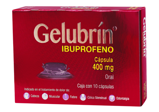 GELUBRIN 10 CAPS 400 MG