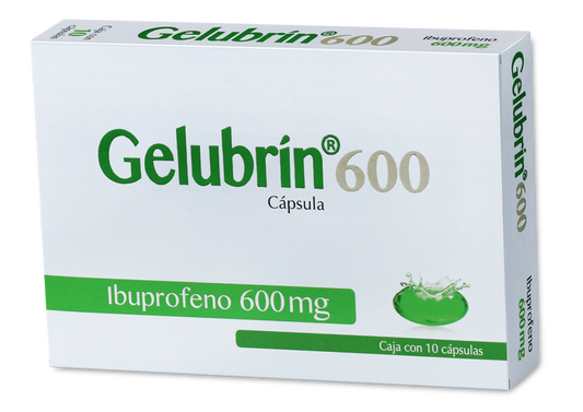 GELUBRIN 10 CAPS 600 MG