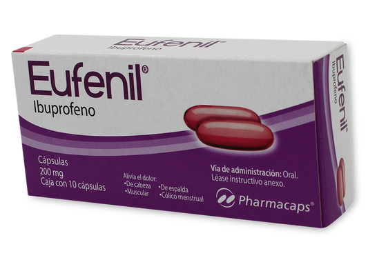 EUFENIL 10 CAPS 200 MG
