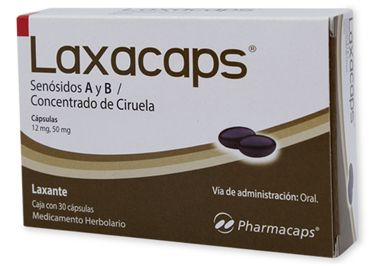 LAXACAPS 30 PERL 12/50 MG