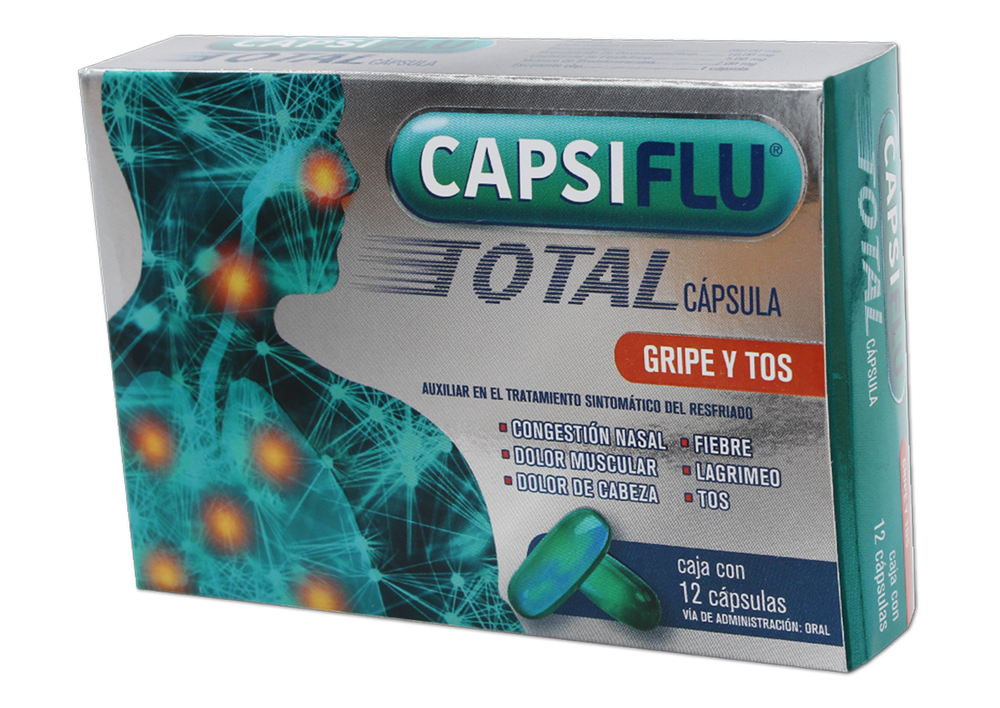 CAPSIFLU TOTAL 12 CAPS 250/10/2/5 MG