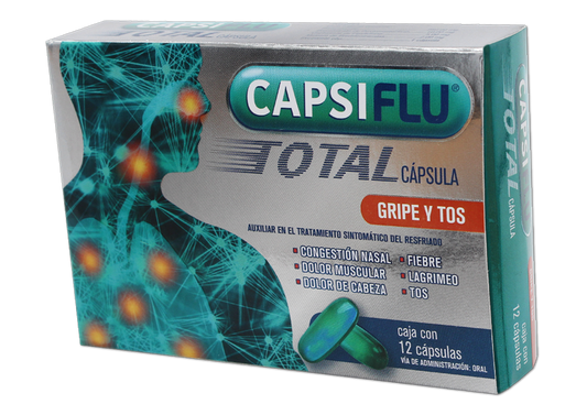 CAPSIFLU TOTAL 12 CAPS 250/10/2/5 MG