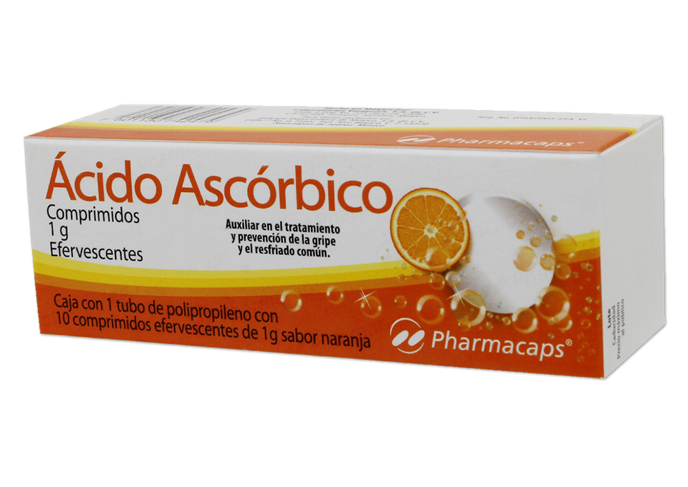 ACIDO ASCORBICO 10 COMP EFERV 1 G