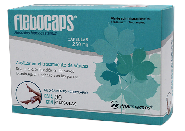 FLEBOCAPS 30 CAPS 250 MG