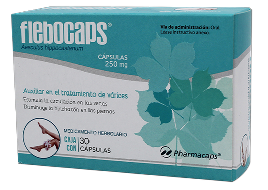 FLEBOCAPS 30 CAPS 250 MG