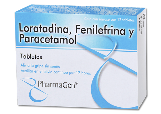 PARACE FENILE LORATA 12 TAB 2.5/5/500 MG