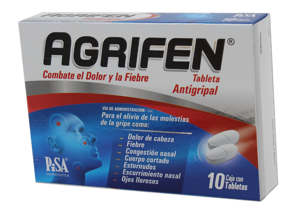 AGRIFEN 10 TAB 500 MG