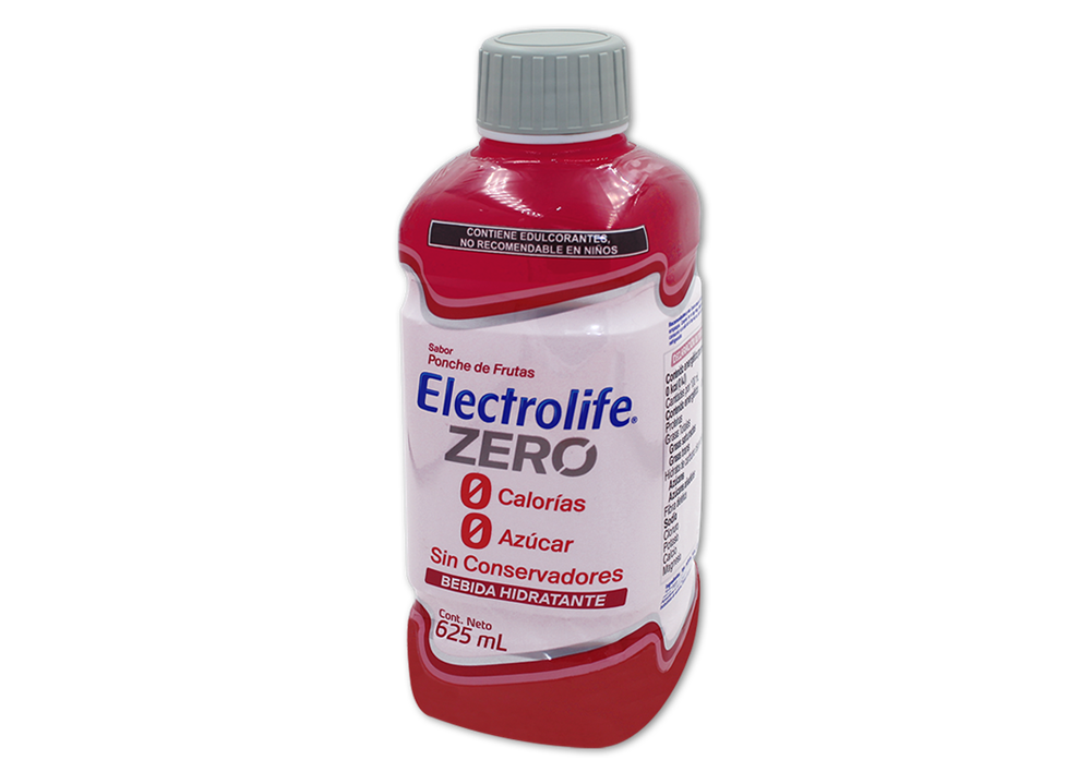 ELECTROLIFE ZERO 625 ML PONCHE DE FRUTAS
