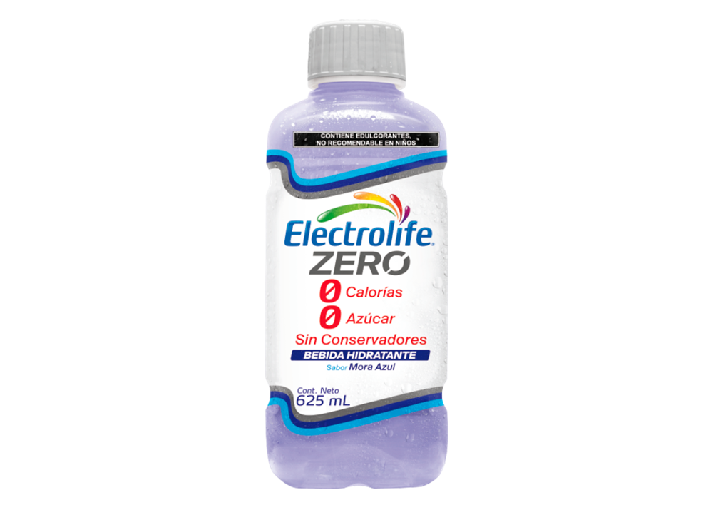 ELECTROLIFE ZERO 625 ML MORA AZUL