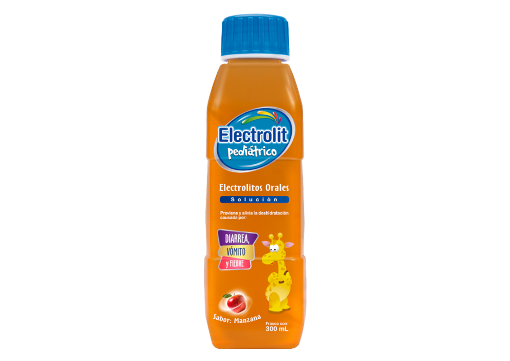 ELECTROLIT PED MANZANA 1 SOL 300 ML