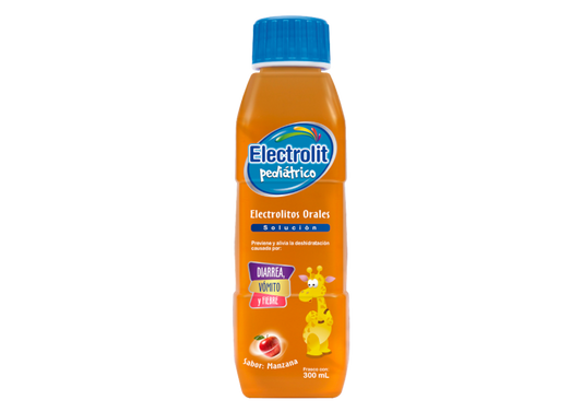 ELECTROLIT PED MANZANA 1 SOL 300 ML