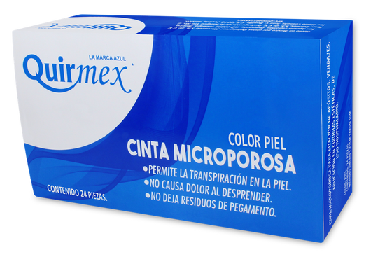 CINTA MICROPOR PIEL 24 PZAS 1.25CMx10M