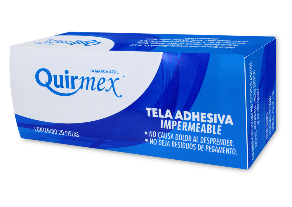 TELA ADHESIVA 20 CINTAS 2.5 CM X 1 M