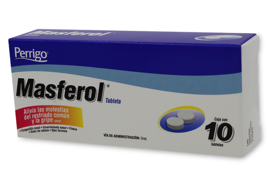 MASFEROL 10 TAB 500/25/5/4 MG