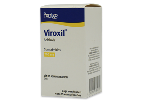 VIROXIL 25 COMP 200 MG