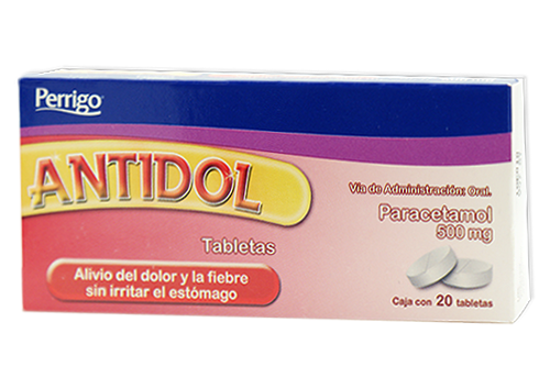 ANTIDOL 20 TAB 500 MG