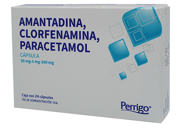 AMAN/CLOR/PARAC 24 CAPS 50/3/300 MG