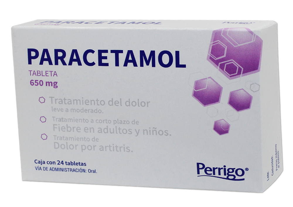 PARACETAMOL 24 TAB 650 MG