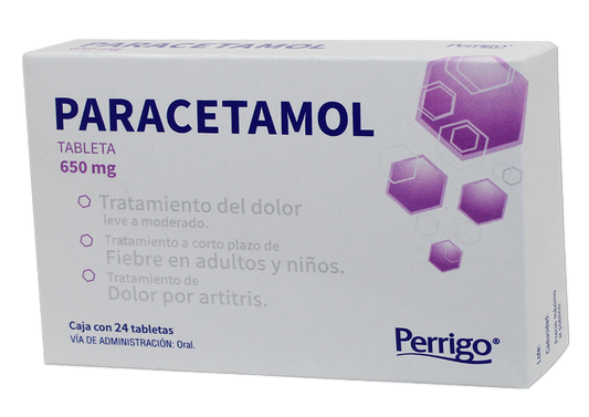 PARACETAMOL 24 TAB 650 MG