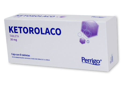 KETOROLACO 6 TAB 30 MG