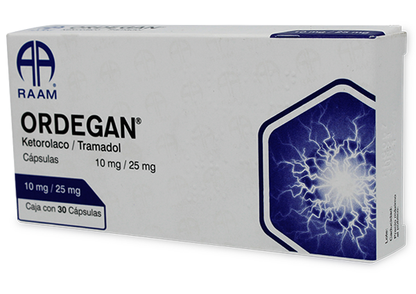 ORDEGAN 30 CAPS 10/25 MG