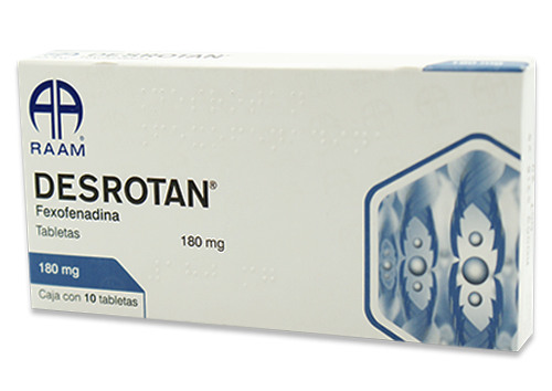DESROTAN 10 TAB 180 MG