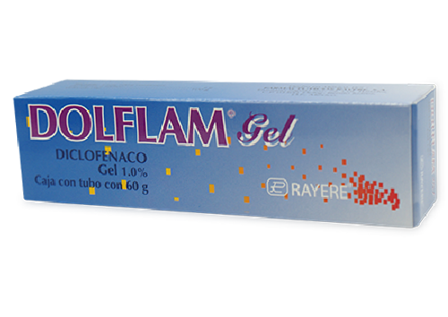 DOLFLAM 1 GEL 60G/100 MG