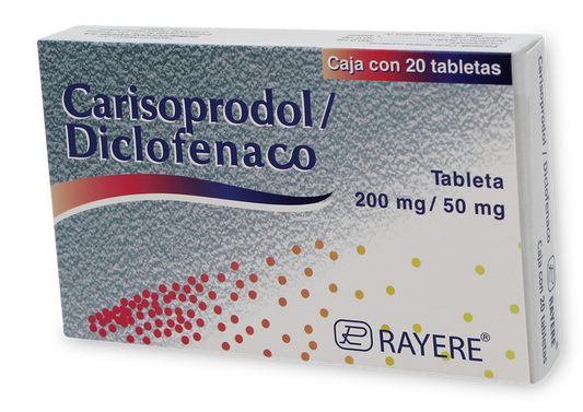 CARISOP/DICLO (DUOFLEX) 20 GRAG 200/50MG