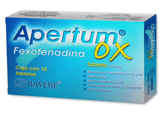 APERTUM OX 10 TAB 120 MG