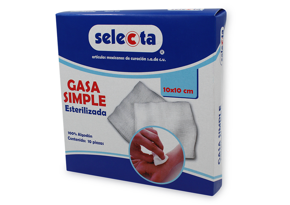 GASA SELECTA 10 GASAS 10CMX10 CM