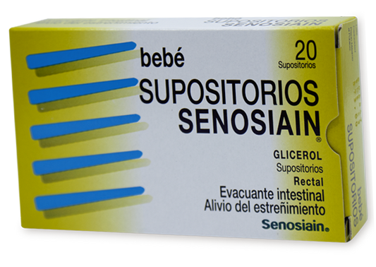 SUPOSITORIOS SENOSIAIN BEBE/20