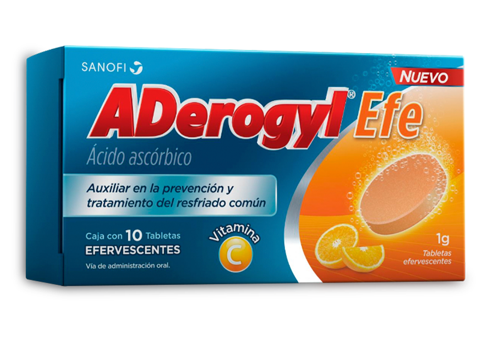 ADEROGYL EFERV 10 TABS 1G
