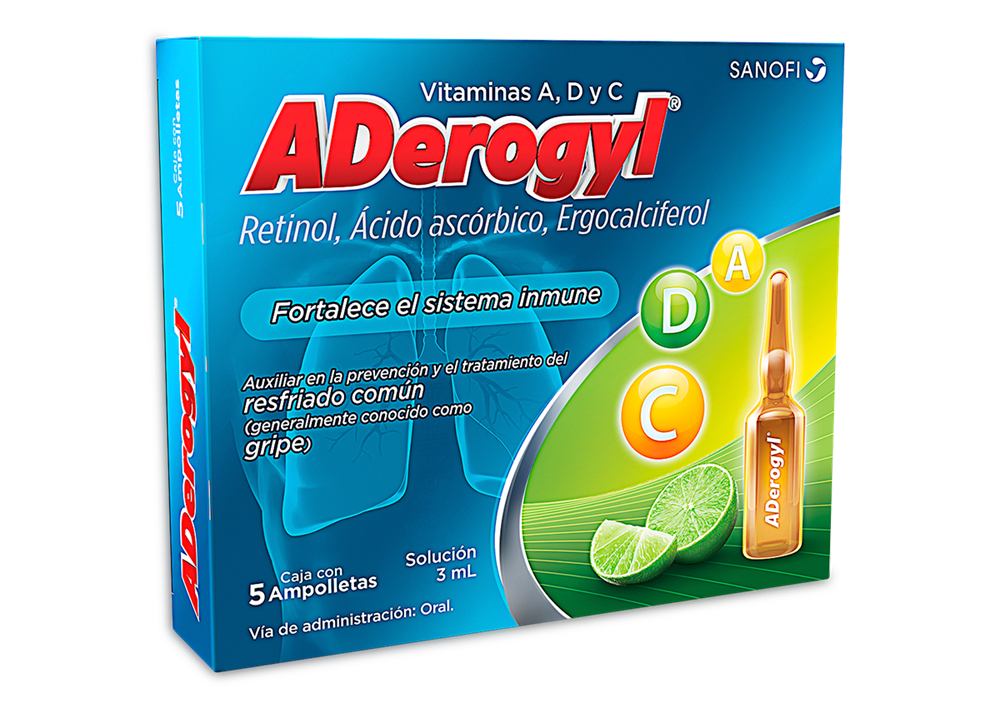 ADEROGYL 1 SOL 5 AMP 3ML