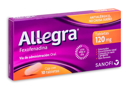 ALLEGRA 10 COMP 120 MG