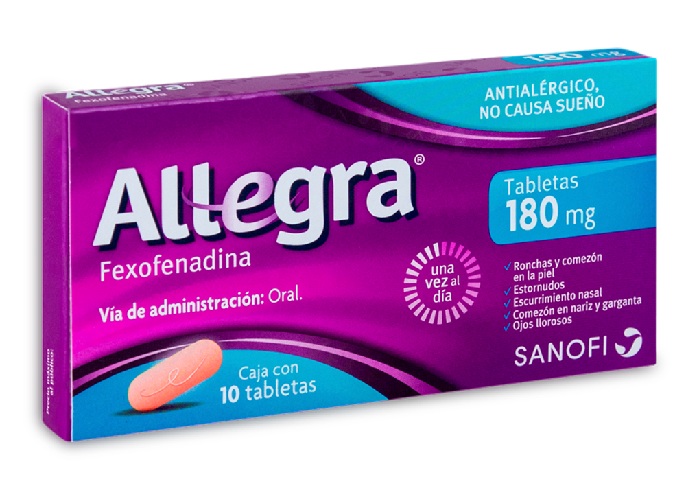 ALLEGRA 10 COMPRIMIDOS 180 MG