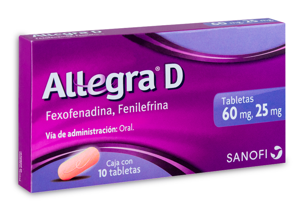 ALLEGRA 10 TABS 60/25MG