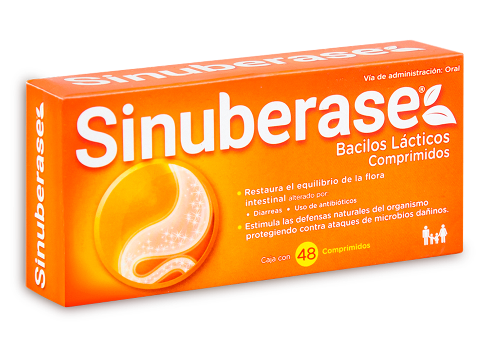 SINUBERASE 48 COMPRIMIDOS