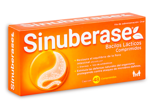 SINUBERASE 48 COMPRIMIDOS