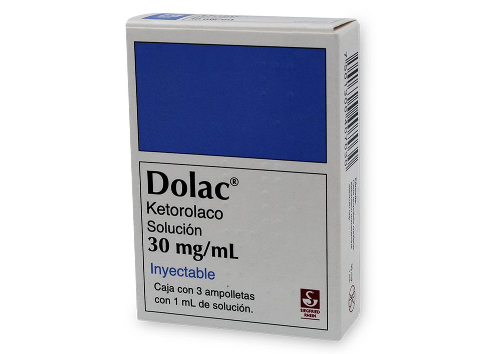 DOLAC 3 AMPOLLETAS 30MG/1ML