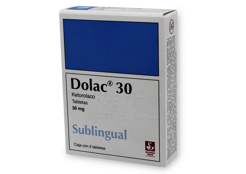 DOLAC SUBLINGUAL 2 TAB 30 MG
