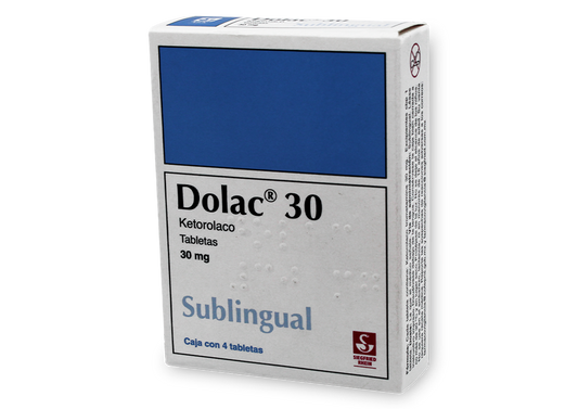 DOLAC SUBLINGUAL 4 TAB 30 MG